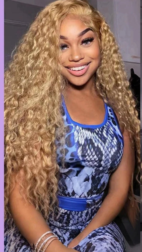 24 K Gold HD Wig