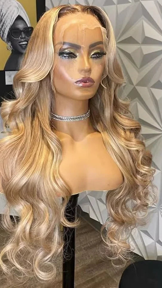 Champagne Rush HD Wig