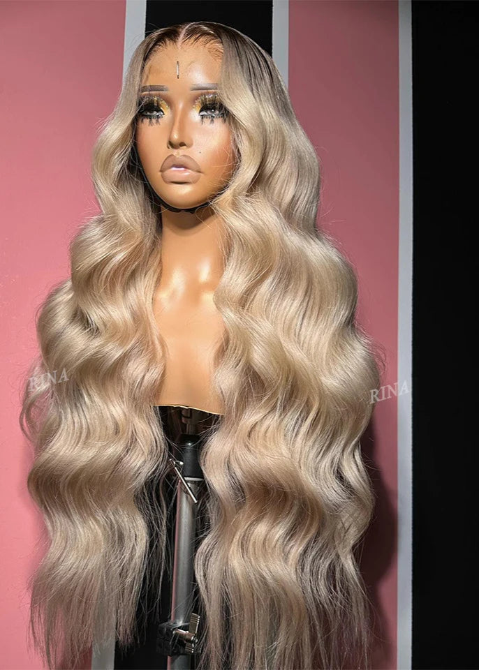 Champagne Rush HD Wig